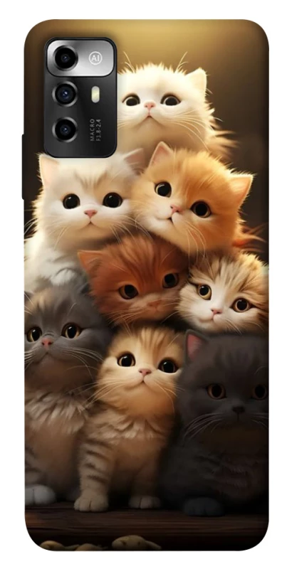 Чохол на ZTE Blade A72 Чохол Kittie Love v2 фото 1 з 1