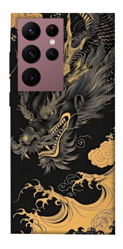 Чохол на Samsung Galaxy S22 Ultra gold dragon фото 1 з 1