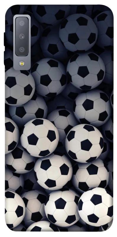 Чохол на Samsung A750 Galaxy A7 (2018) Футбольні м'ячи фото 1 з 1
