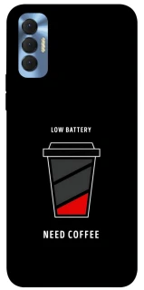 Чехол на TECNO Spark 8P Low battery фото 1 из 1