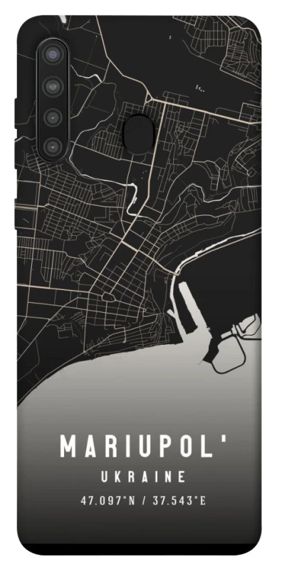 Чохол на Samsung Galaxy A21 Mariupol map фото 1 з 1