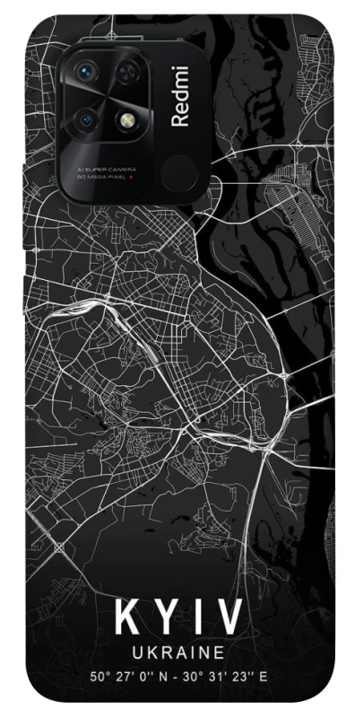 Чехол на Xiaomi Redmi 10C Kyiv map фото 1 из 1