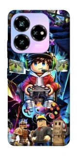 Чехол на ZTE Nubia V60 Desing Roblox collage ver.4 фото 1 из 1