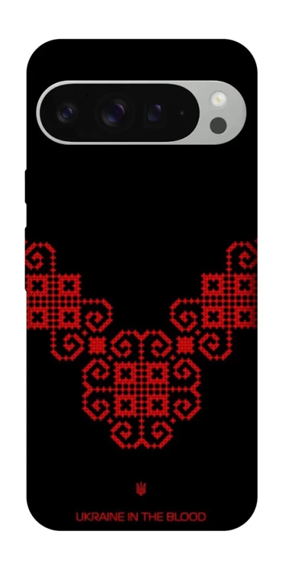 Чохол на Google Pixel 9 Pro XL Чорно-червона вишиванка фото 1 з 1