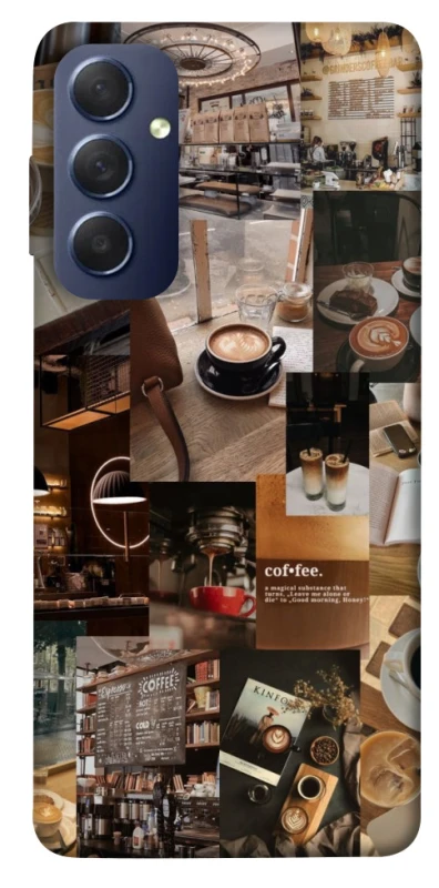 Чохол на Samsung Galaxy M54 5G Coffee collage ver.2 фото 1 з 1