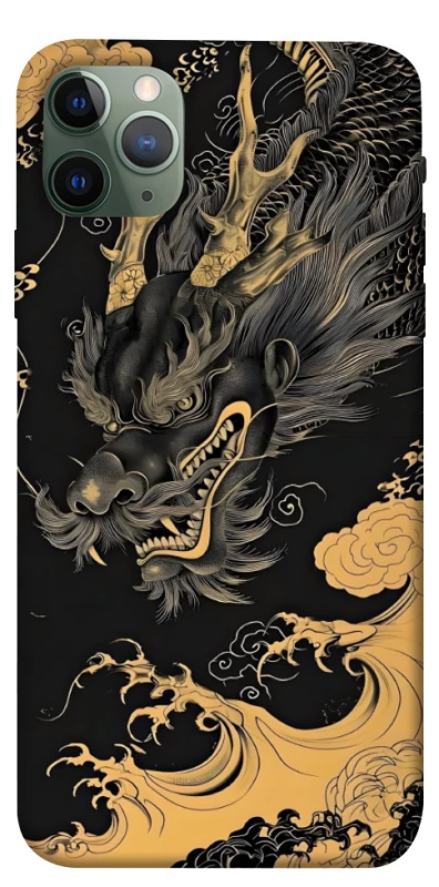 Чохол на Apple iPhone 11 Pro Max (6.5") gold dragon фото 1 з 1