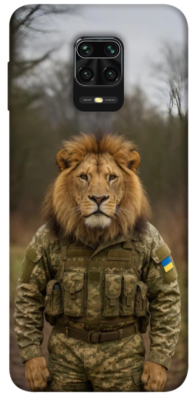 Чехол на Xiaomi Redmi Note 9s / Note 9 Pro / Note 9 Pro Max Лев защитник фото 1 из 1