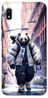 Чехол на Samsung Galaxy A10 (A105F) Панда курьер фото 1 из 1