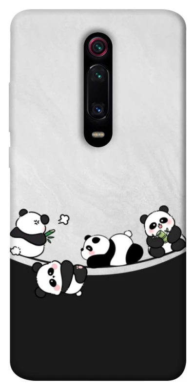 Чохол на Xiaomi Redmi K20 / K20 Pro / Mi9T / Mi9T Pro Four pandas фото 1 з 1