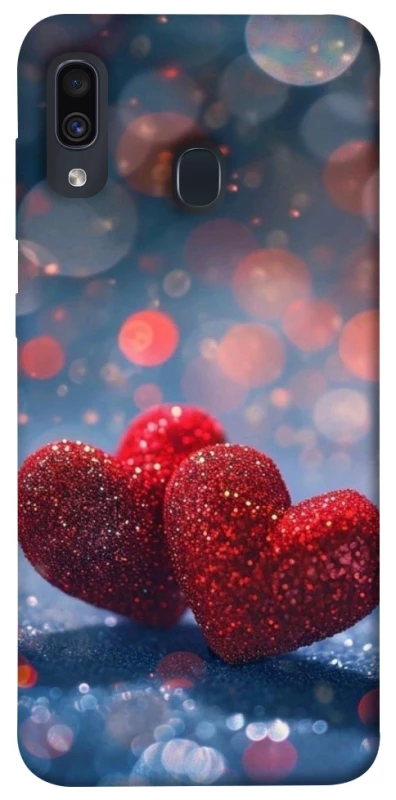 Чохол на Samsung Galaxy A20 / A30 Red hearts фото 1 з 1