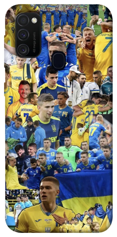 Чехол на Samsung Galaxy M21 UA-Football ver.6 фото 1 из 1