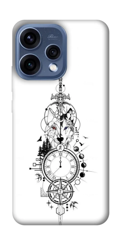 Чехол на Oppo Reno 15 Tattoo ver.8 фото 1 из 2