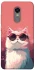 Чехол на Xiaomi Redmi 5 Plus / Redmi Note 5 (Single Camera) Сat with glasses фото 1 из 1