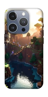 Чехол на Apple iPhone 16 Pro Minecraft sunset фото 1 из 1