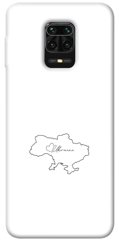 Чохол на Xiaomi Redmi Note 9s / Note 9 Pro / Note 9 Pro Max Ukraine map фото 1 з 1