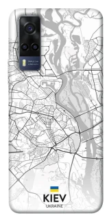 Чохол на Vivo Y53s Kiev white map фото 1 з 1