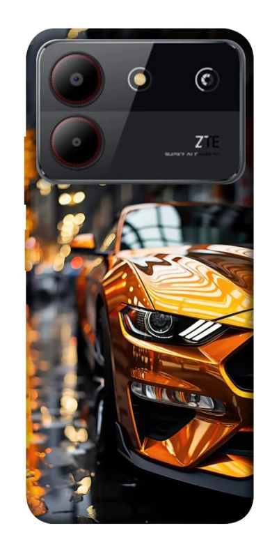 Чохол на ZTE Blade A54 4G Golden sports car фото 1 з 1