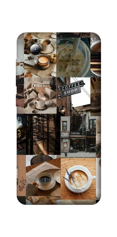Чохол на ZTE Blade A3 (2019) Coffee collage ver.3 фото 1 з 1