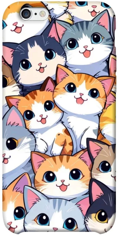Чохол на Apple iPhone 6/6s plus (5.5") Cute Cat v2 фото 1 з 1