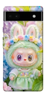 Чехол на Google Pixel 6a Labubu & Flowers ver.2 фото 1 из 1