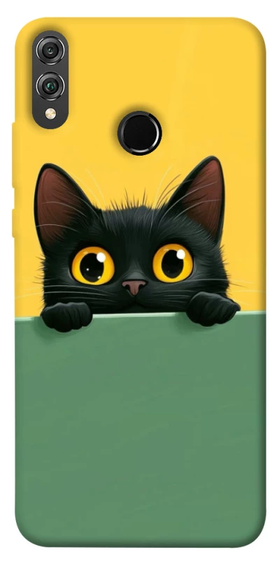 Чехол на Huawei Honor 8X Black cat v2 фото 1 из 1