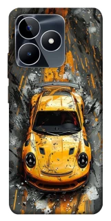 Чехол на Realme C53 Drawn Porsche фото 1 из 1