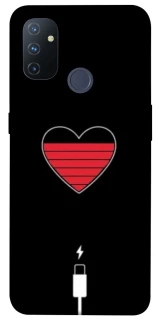 Чохол на OnePlus Nord N100 Charge your heart фото 1 з 1