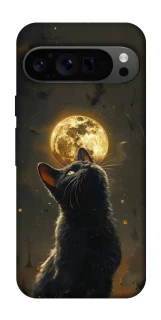 Чехол на Google Pixel 9 Pro Кот под луной v2 фото 1 из 1