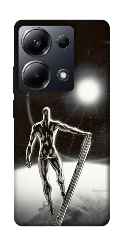 Чохол на Xiaomi Poco M6 Pro 4G Срібний серфер фото 1 з 1