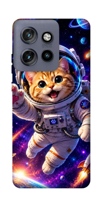 Чохол на Motorola Edge 50 Neo Space Cat фото 1 з 1