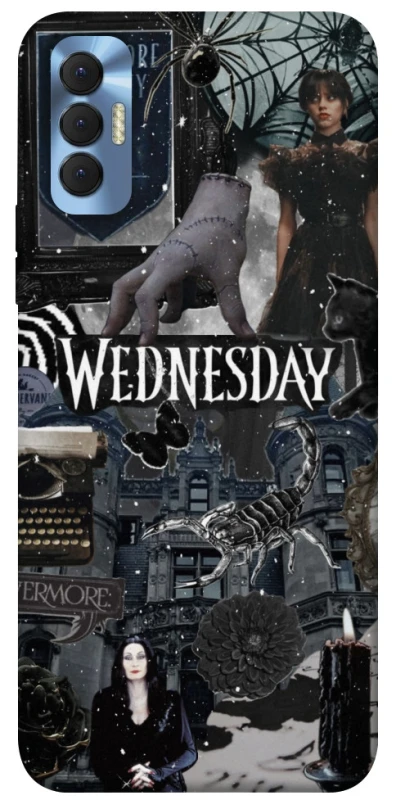 Чохол на TECNO Spark 8P Wednesday Collage ver.2 фото 1 з 1