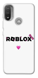 Чохол на Motorola Moto E20 Roblox heart фото 1 з 1