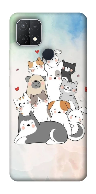 Чехол на Oppo A15s / A15 Funny Pets ver.2 фото 1 из 1