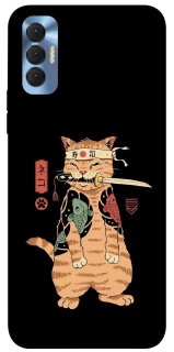 Чохол на TECNO Spark 8P Кіт-самурай фото 1 з 1