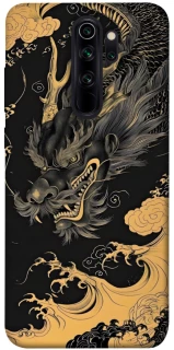 Чохол на Xiaomi Redmi Note 8 Pro gold dragon фото 1 з 1