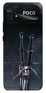 Чохол на Xiaomi Poco C40 Мечі Ведьмака фото 1 з 1