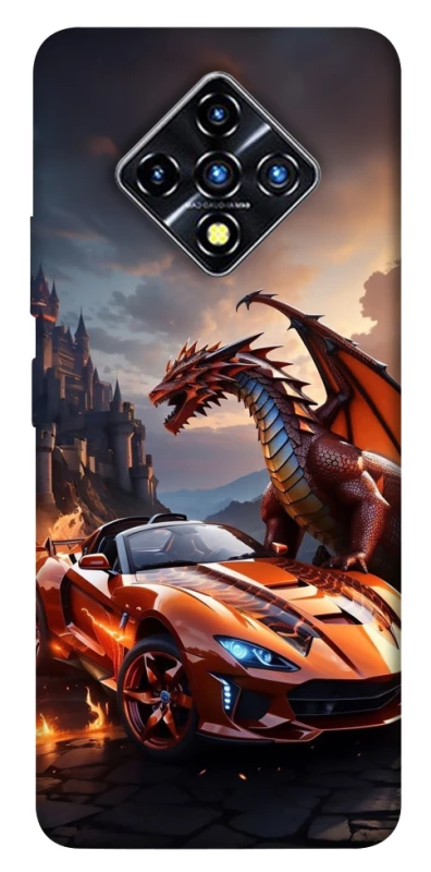 Чохол на Infinix Zero 8 Сar and dragon фото 1 з 1