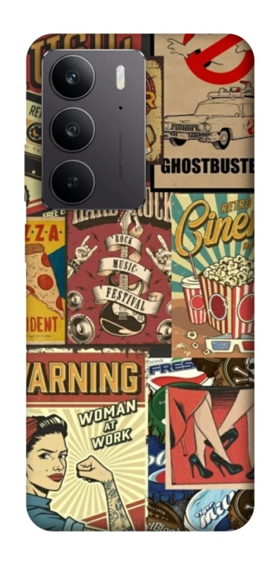 Чохол на Realme C75 Retro collage ver.2 фото 1 з 1