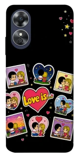 Чохол на Oppo A17 Love is ver.2 фото 1 з 1
