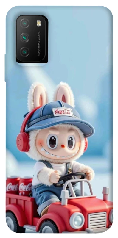 Чохол на Xiaomi Poco M3 Labubu in the car фото 1 з 1