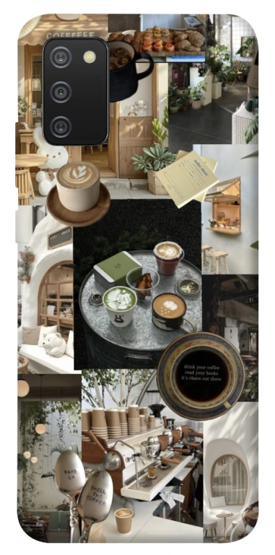 Чохол на Samsung Galaxy A02s Coffee collage ver.4 фото 1 з 1
