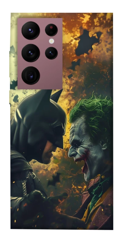Чохол на Samsung Galaxy S22 Ultra Batman and the Joker фото 1 з 1