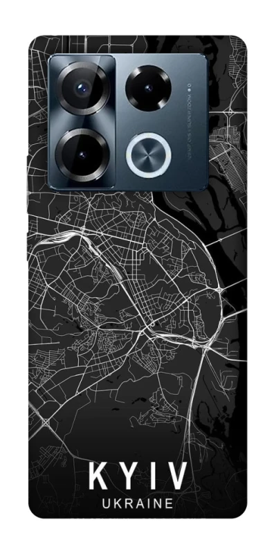 Чохол на Infinix Note 40 Pro 4G Kyiv map фото 1 з 1