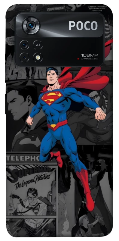 Чехол на Xiaomi Poco X4 Pro 5G superman comics фото 1 из 1