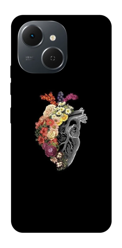 Чохол на TECNO Spark 40C Heart with flowers фото 1 з 1