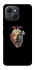 Чохол на TECNO Spark 40C Heart with flowers фото 1 з 1