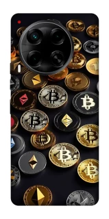 Чехол на TECNO Camon 30 (CL6) Many coins фото 1 из 1