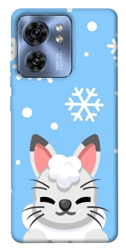 Чохол на Motorola Edge 40 Adopt Me Snow Kitty Smile фото 1 з 1