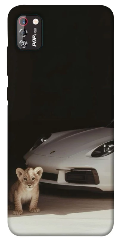 Чехол на TECNO POP 4 Pro Porsche white фото 1 из 1