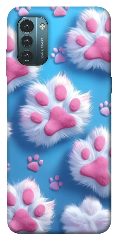 Чохол на Nokia G21 Cat paw фото 1 з 1